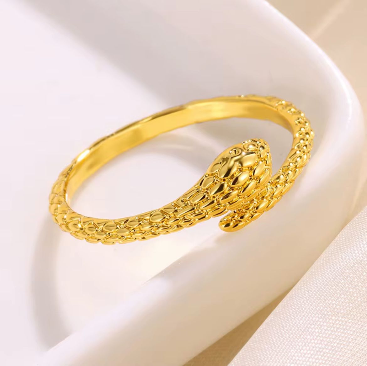 Golden Snake Bracelet